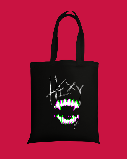 HEXY Fangs Tote Bag